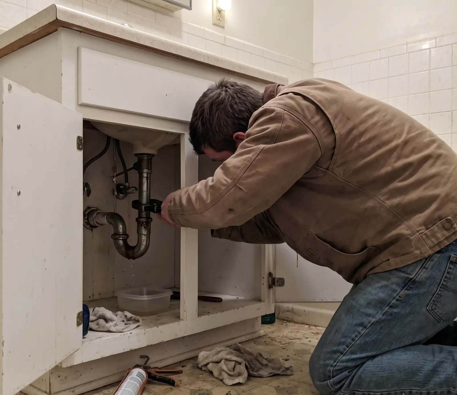 Mold Under Flooring water damage in Austin, TX